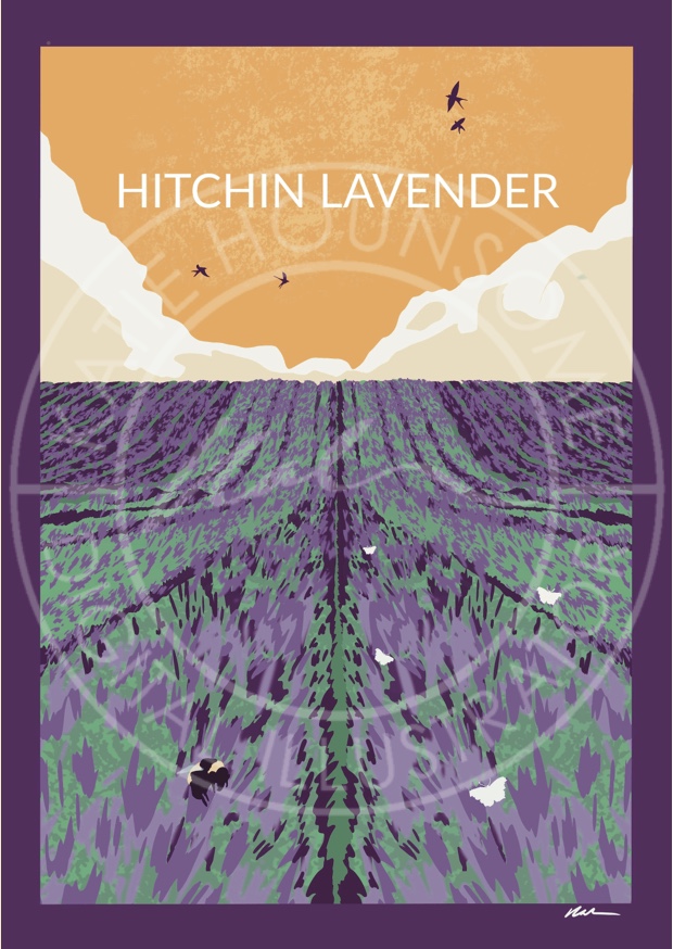 Hitchin Travel Poster